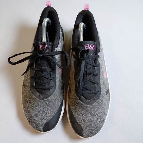 Nike Women's Flex Experience 8 RN Sneakers AJ5908-003 Grey Psychic Pink Size 11 - Picture 3 of 16